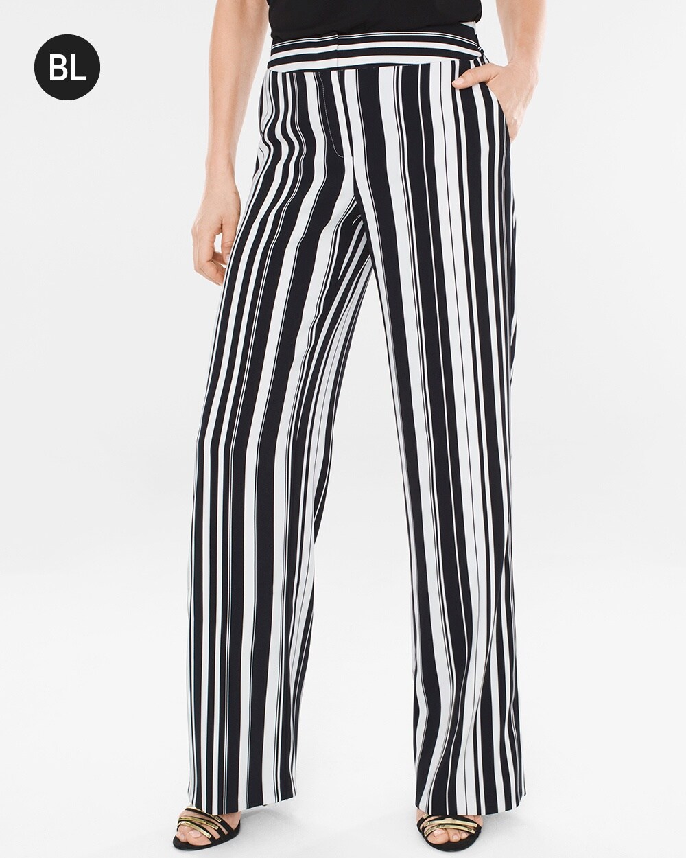 Black Label Striped Trouser