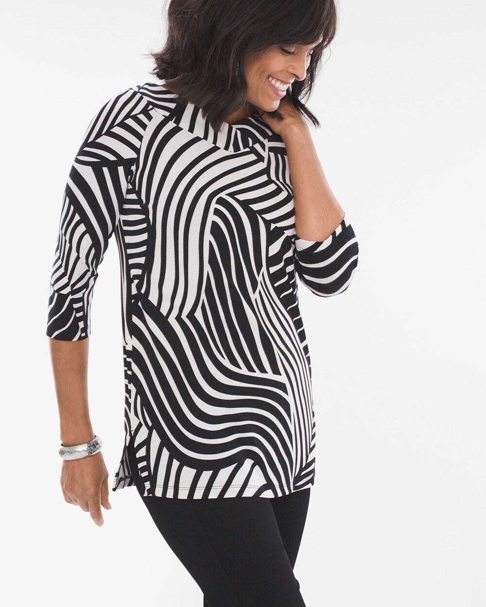 Travelers Classic Wide V-Neck Tunic