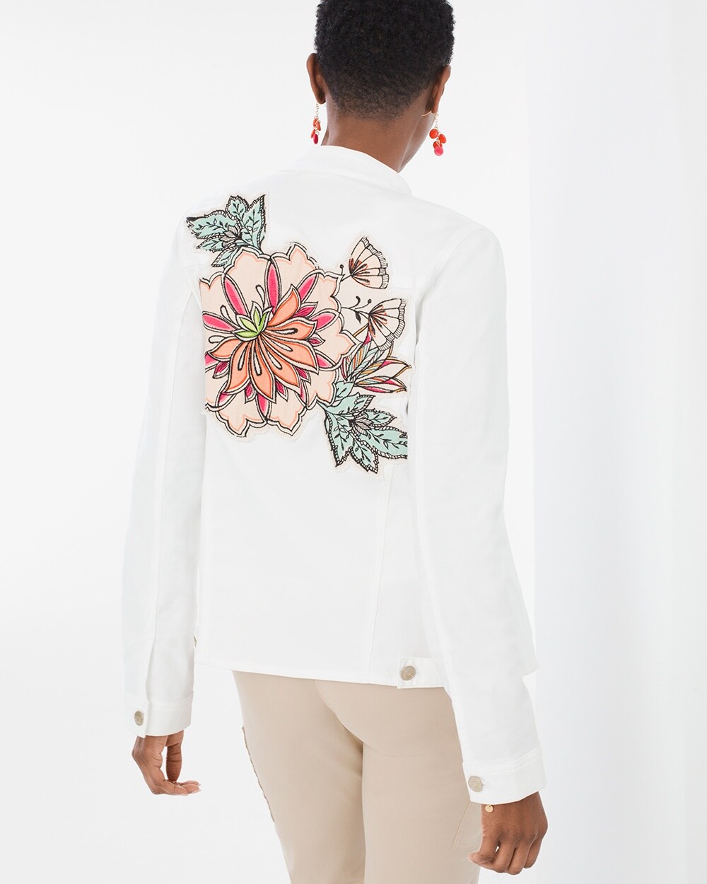 Floral Sateen Jacket
