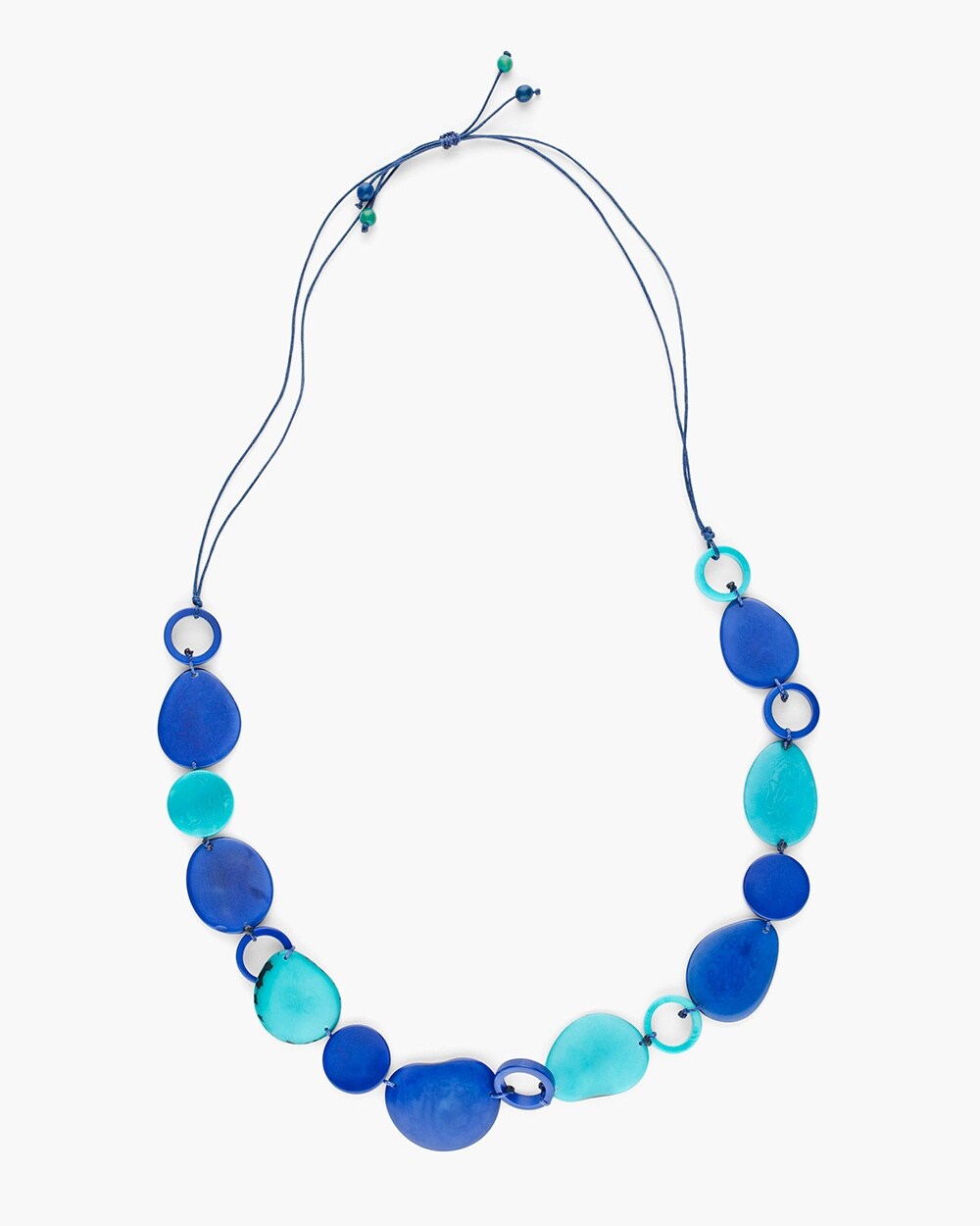Faire Collection Blue Single-Strand Necklace