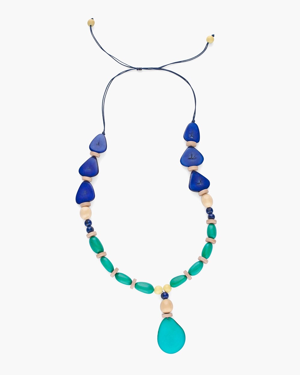 Faire Collection Blue Pendant Necklace