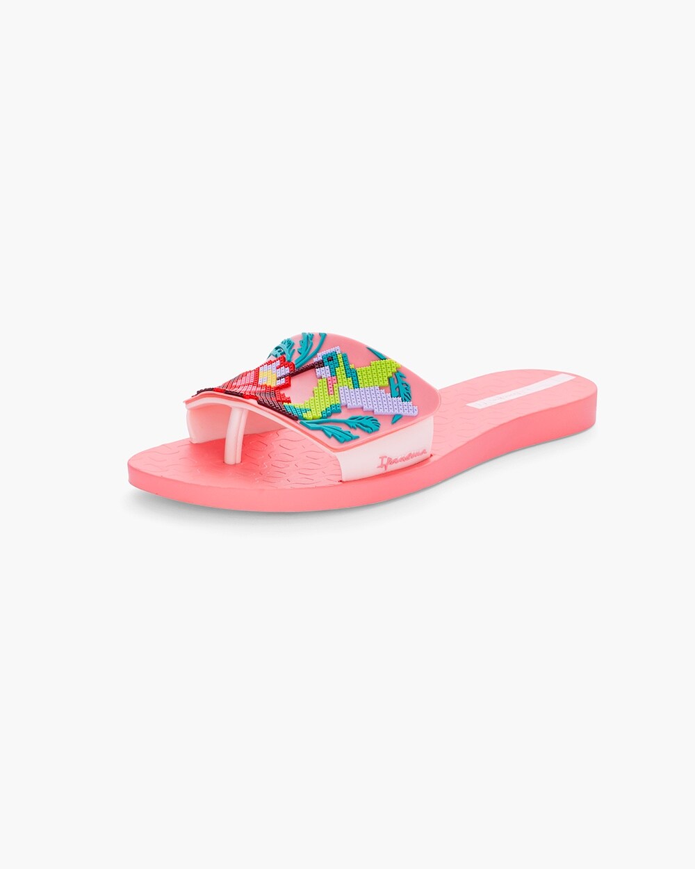 Ipanema Pink Floral Beach Sandals