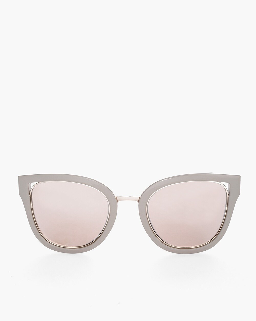 Neutral Mirrored Sunglasses