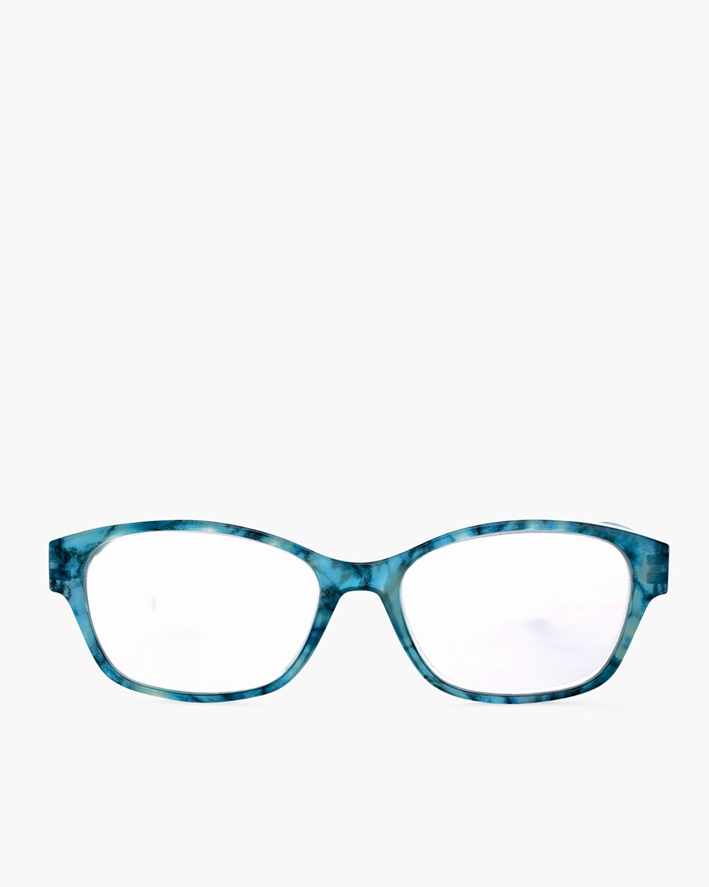 Printed Blue Reading Glasses