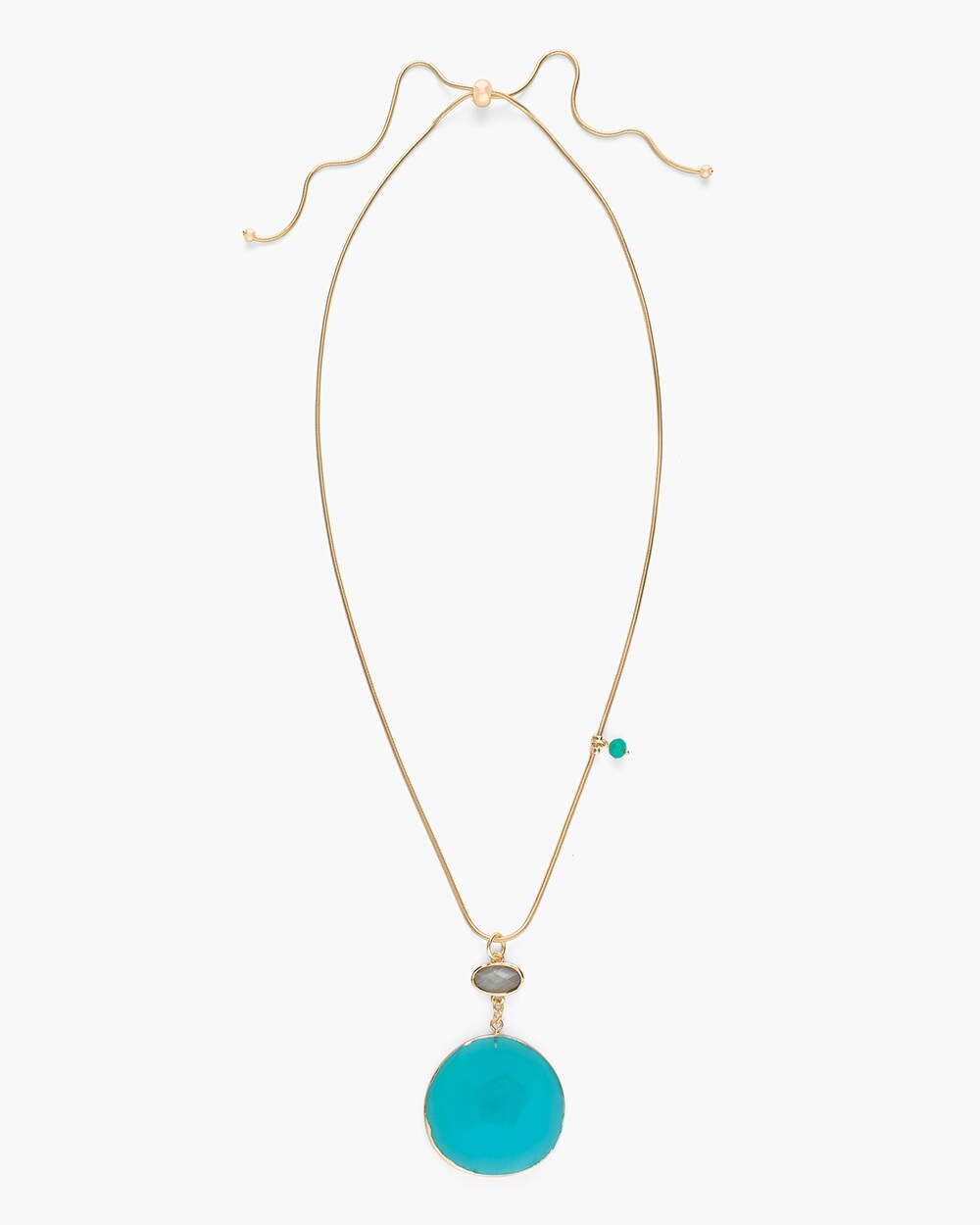 Convertible Teal Pendant Necklace
