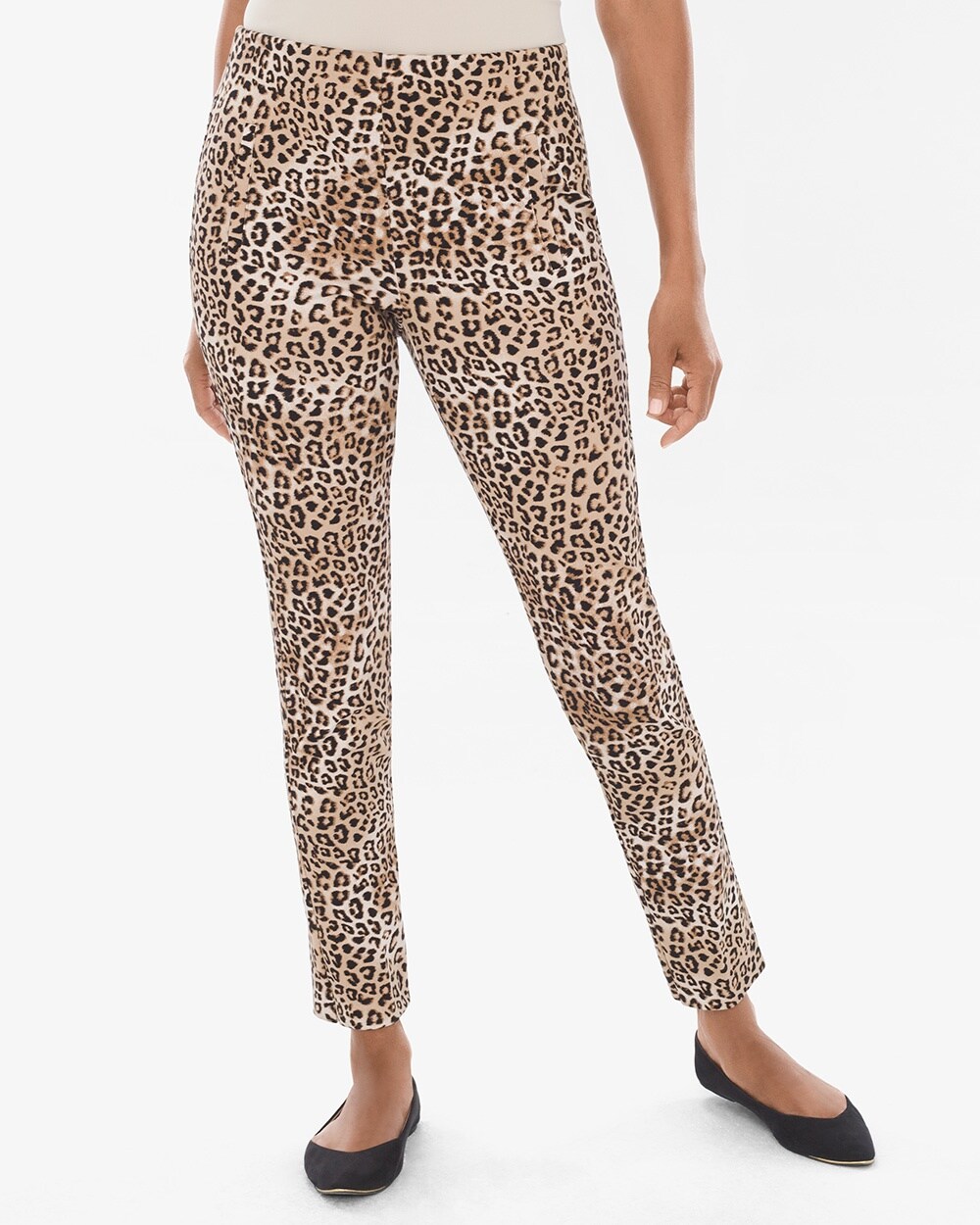 Juliet Leopard-Print Ankle Pants