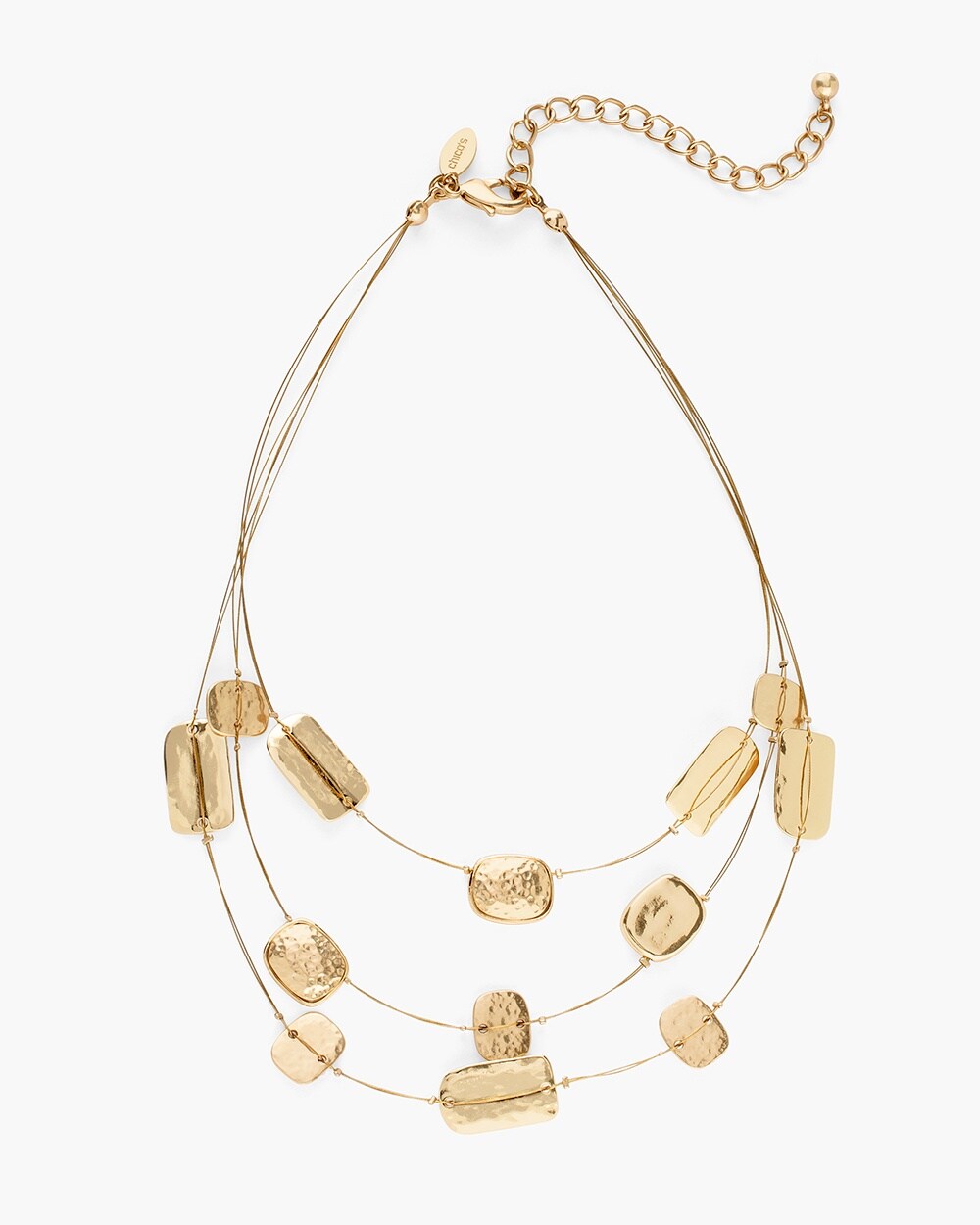 Gold-Tone Statement Illusion Necklace