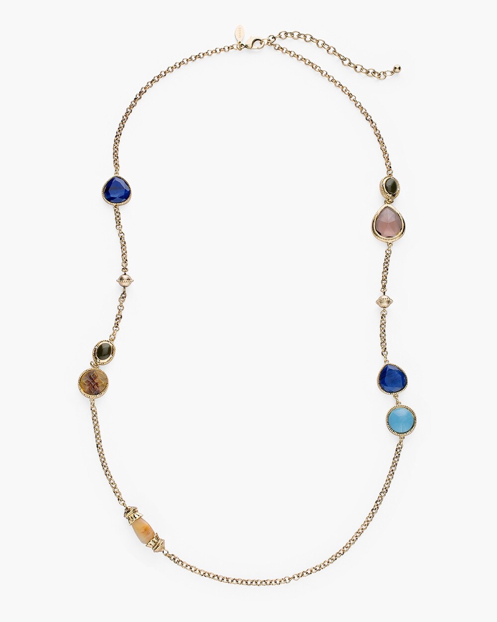 Reversible Multi-Colored Single-Strand Necklace