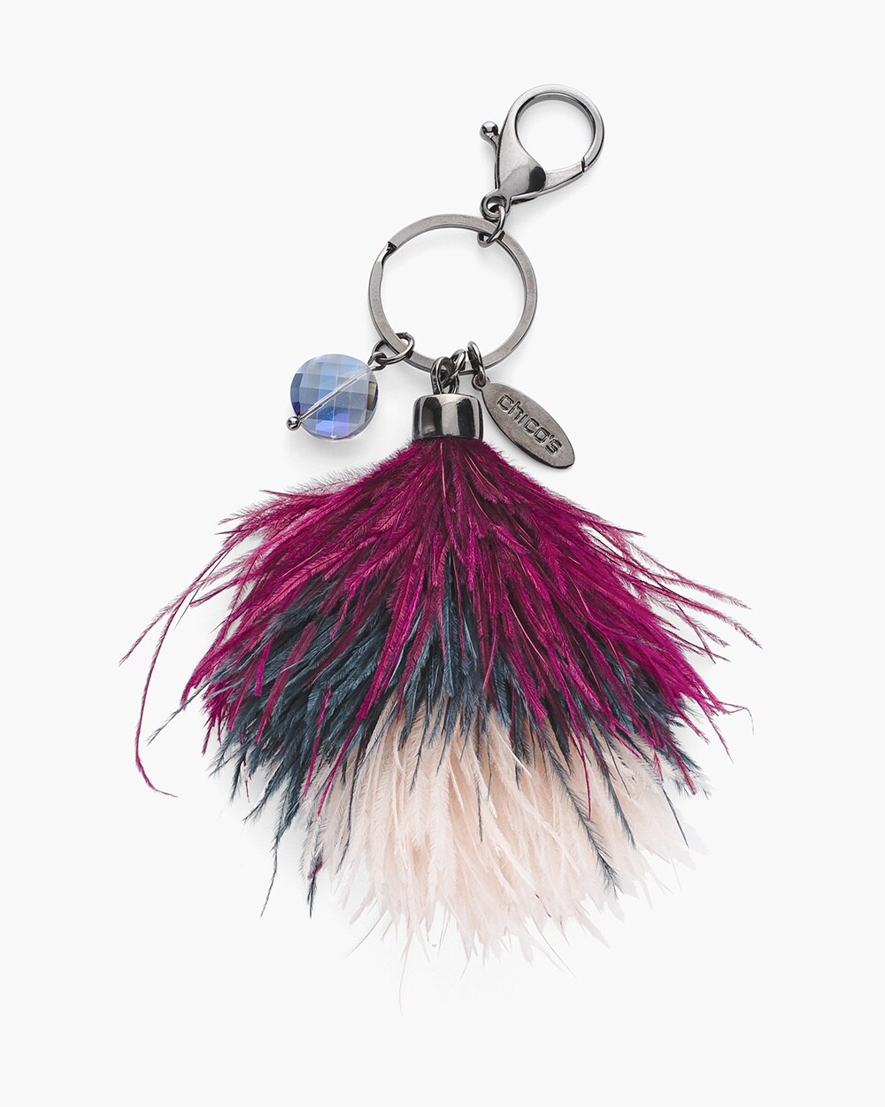 Ombre Feather Keychain