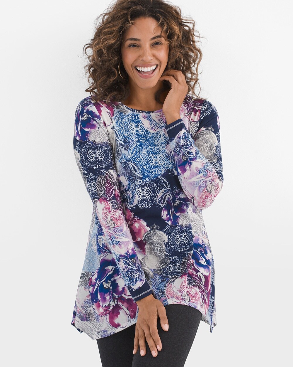 Zenergy Cool Floral Tunic