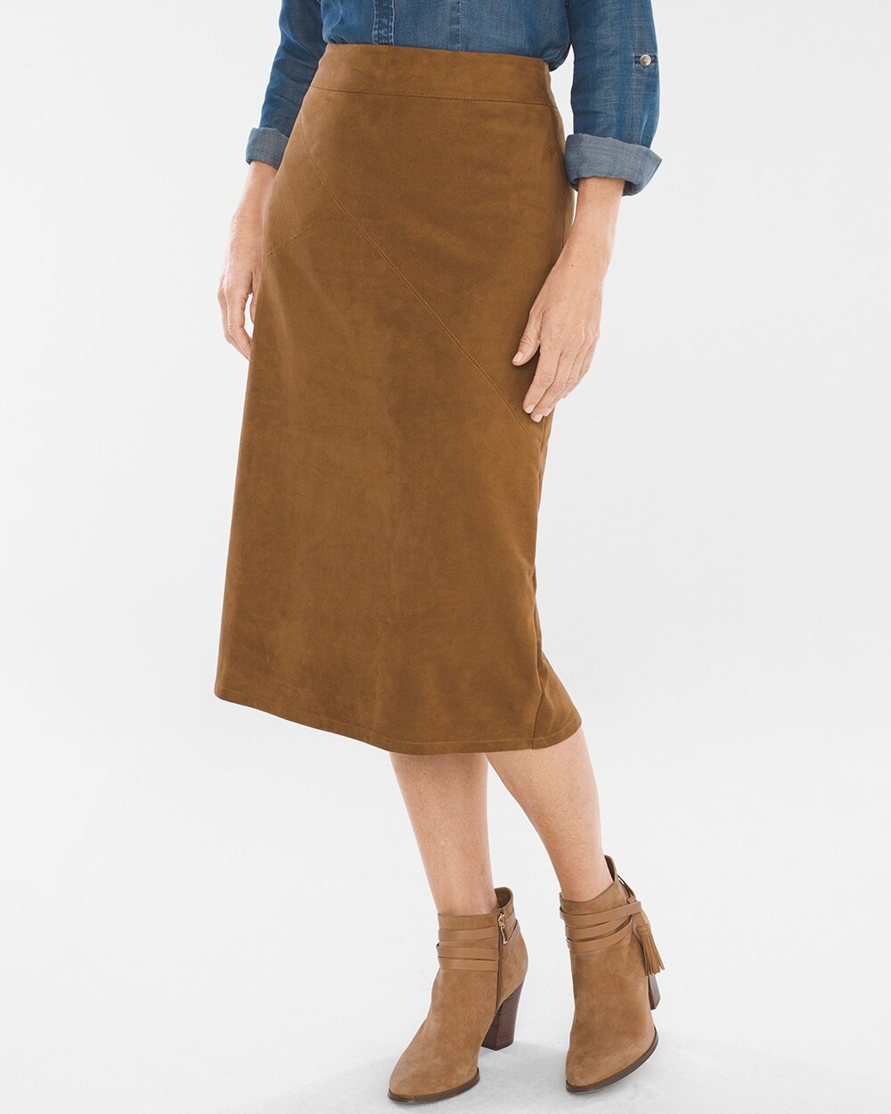 Sueded Skirt
