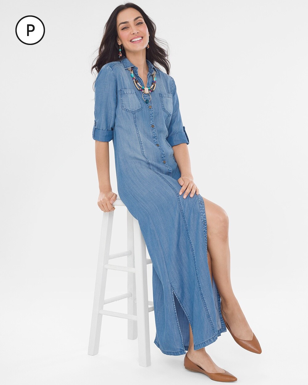 Denim dress (Petite) for women | Buy online | ABOUT YOU