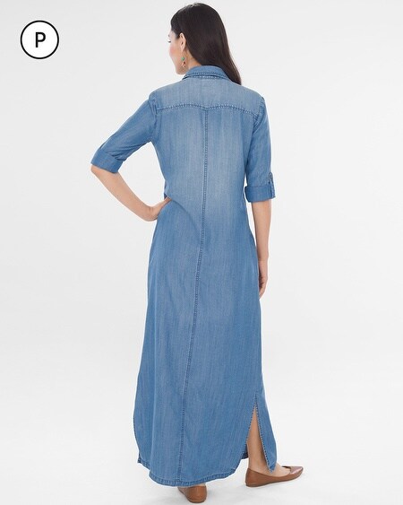 Share more than 232 chico’s denim maxi dress best