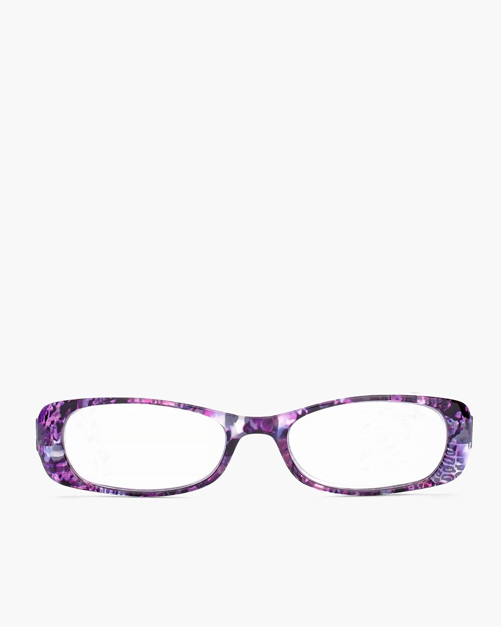 Printed Purple Reading Glasses