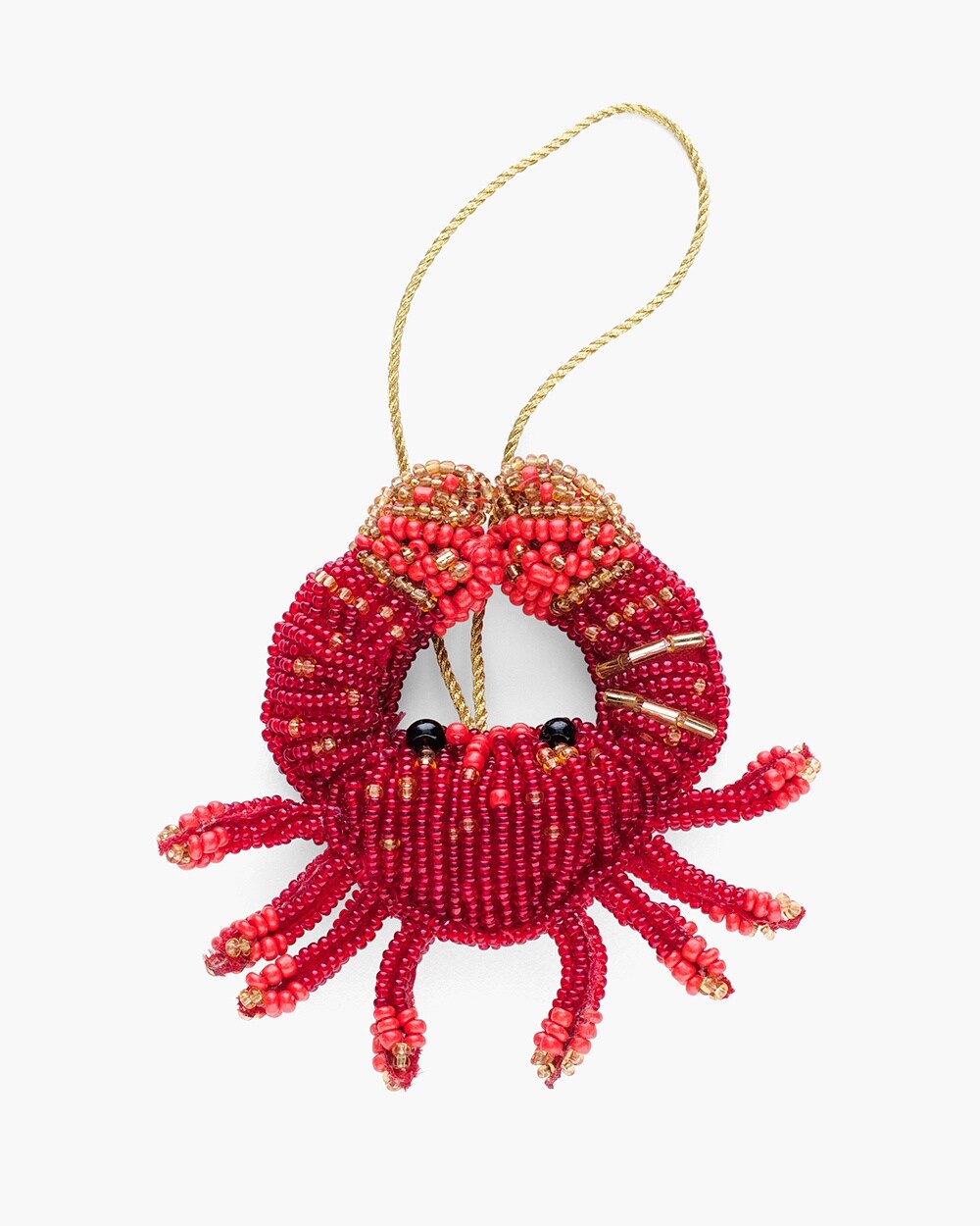 Beaded Crab Ornament