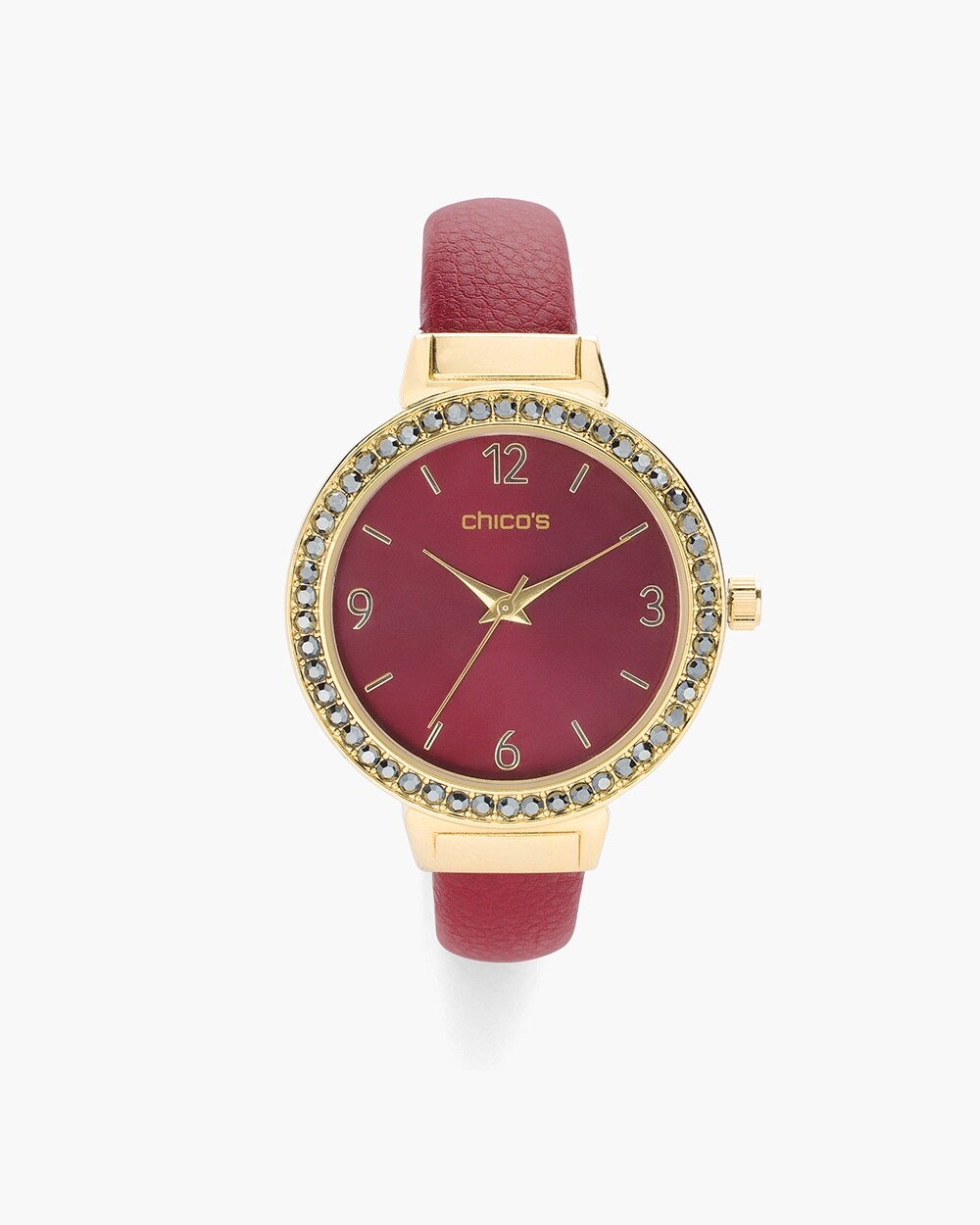 Red and Gold-Tone Watch