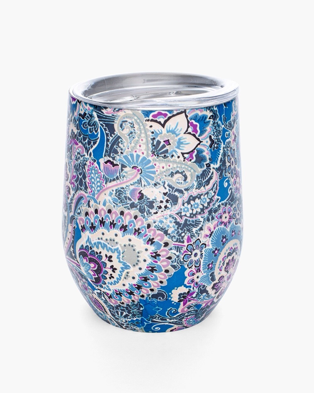 Floral Lace-Print Travel Wine Cup