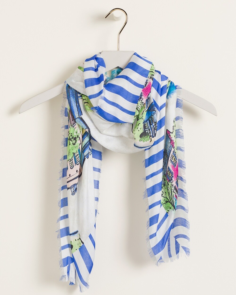 Southern Charm Printed Square Scarf