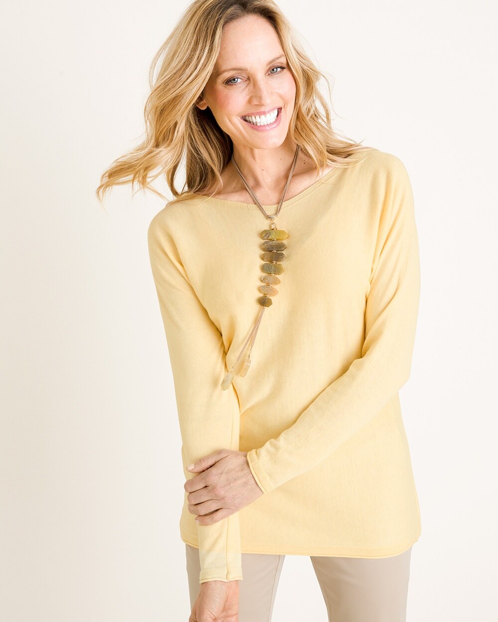 Long-Sleeve Pullover Sweater