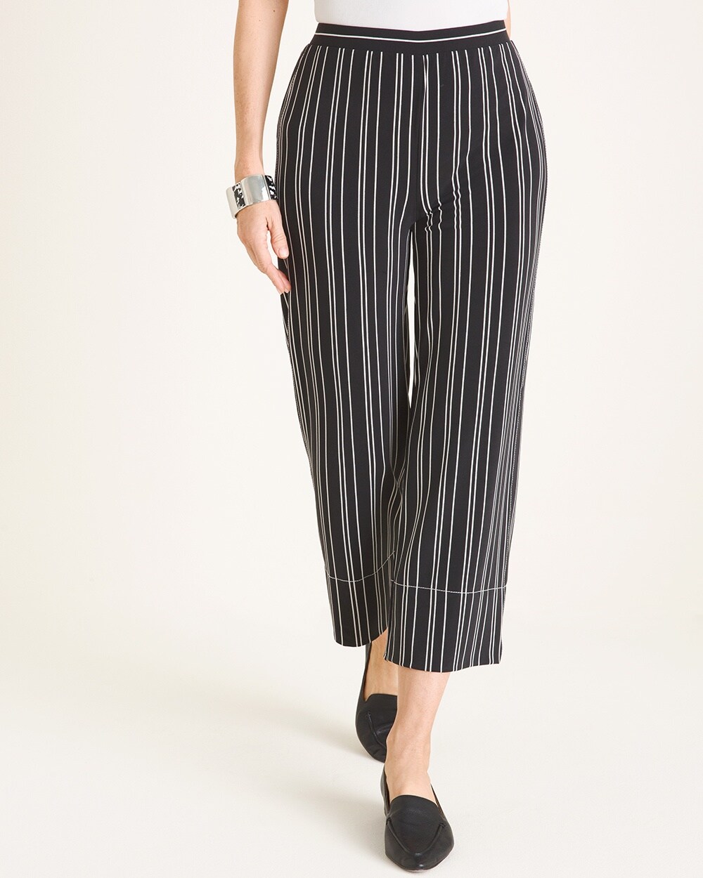 Travelers Collection Striped Crops