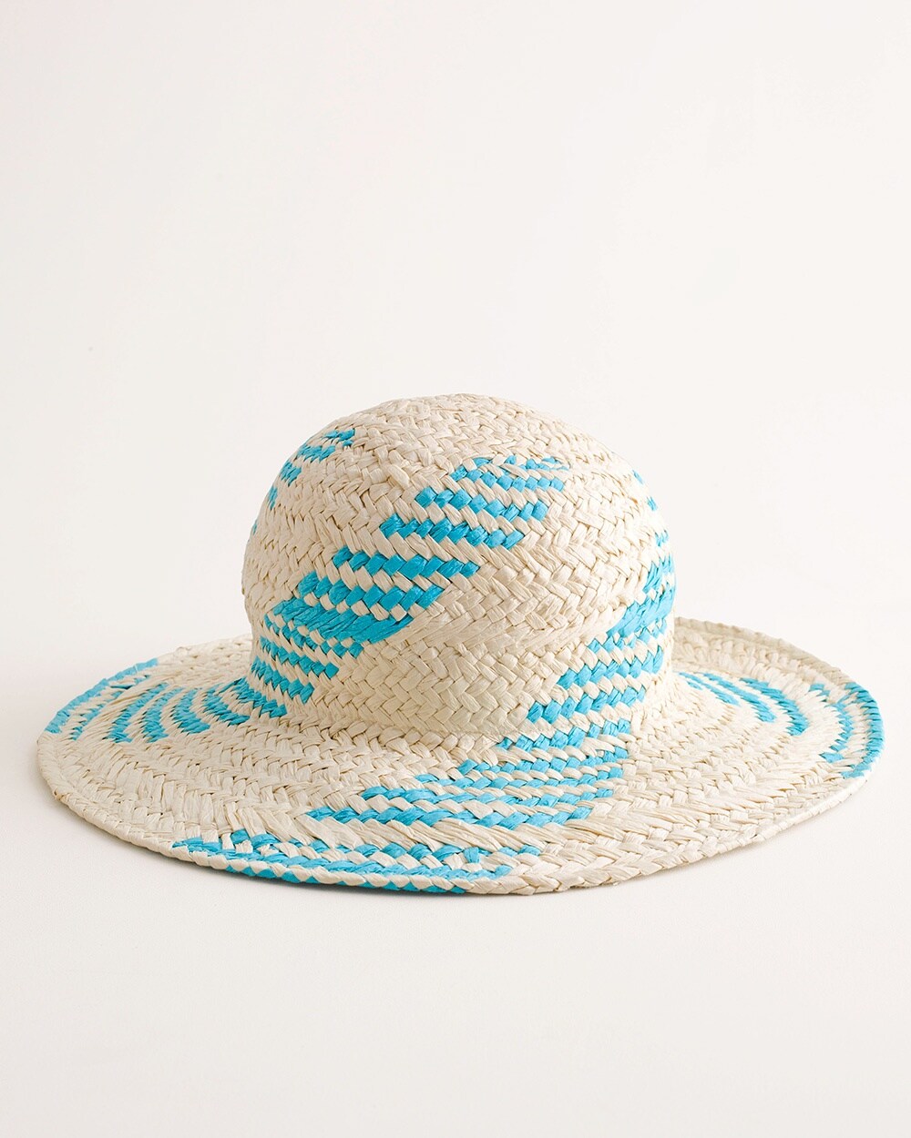 Patterned Straw Hat