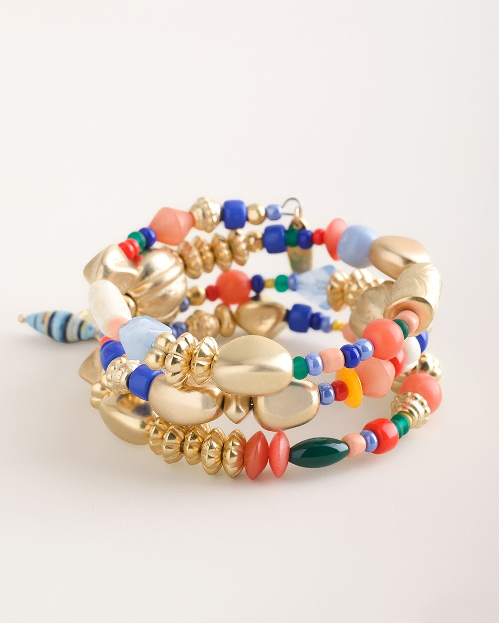 Multi-Colored Coil Bracelet