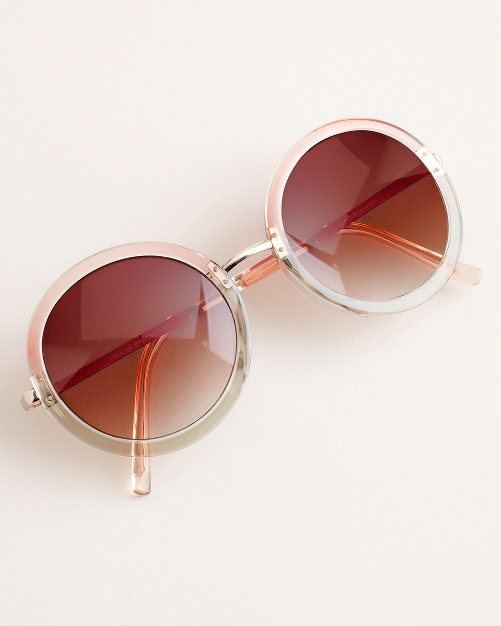 Round Colorblock Sunglasses