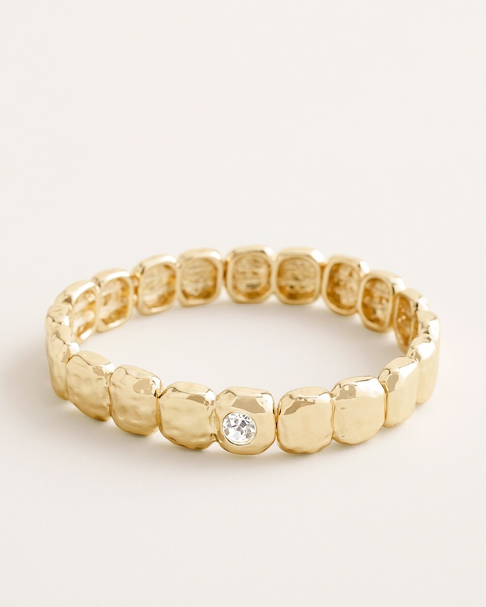 Shine Gold-Tone Stretch Bracelet