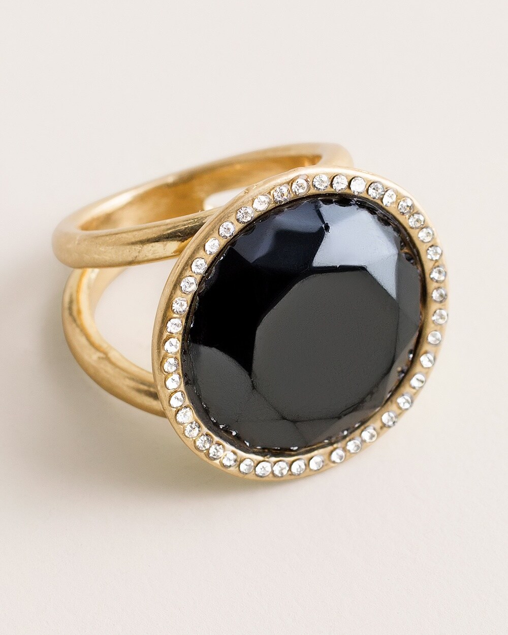 Black and Gold-Tone Ring