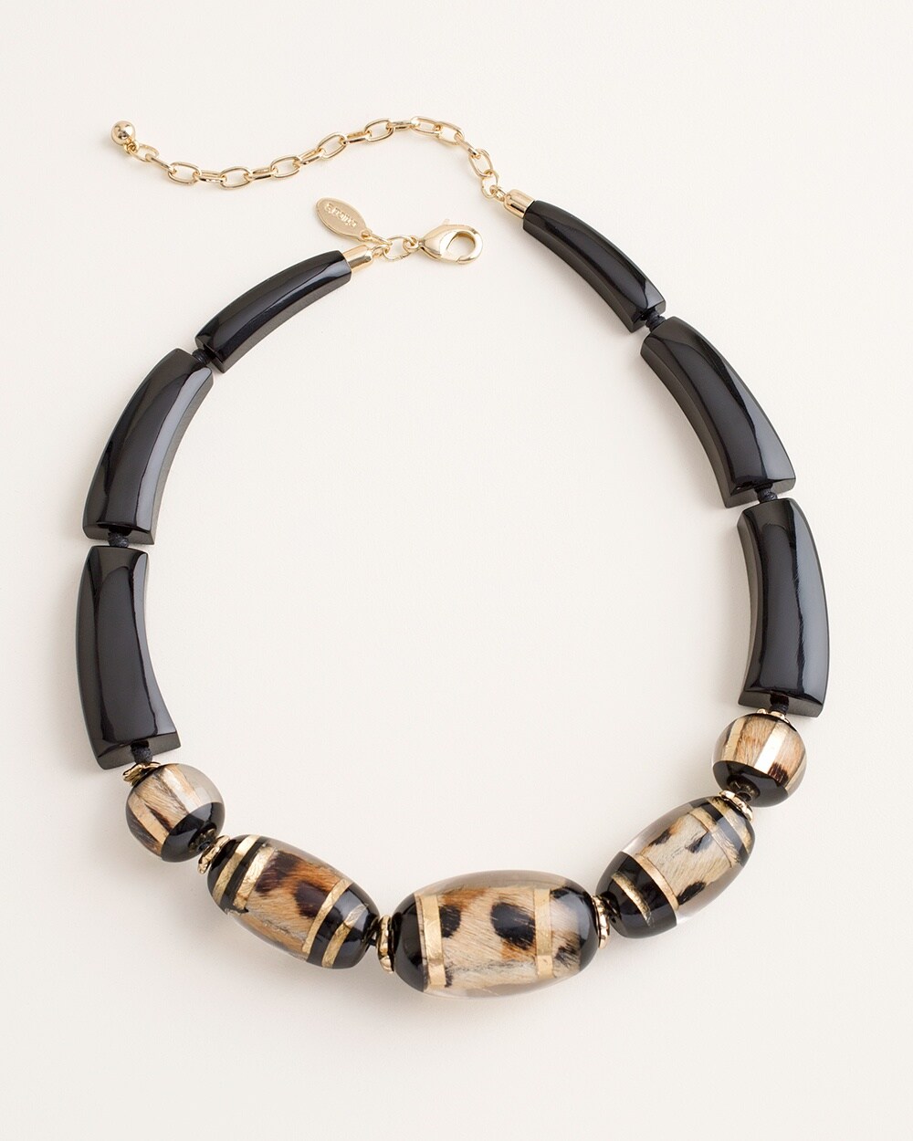 Animal-Print Collar Necklace
