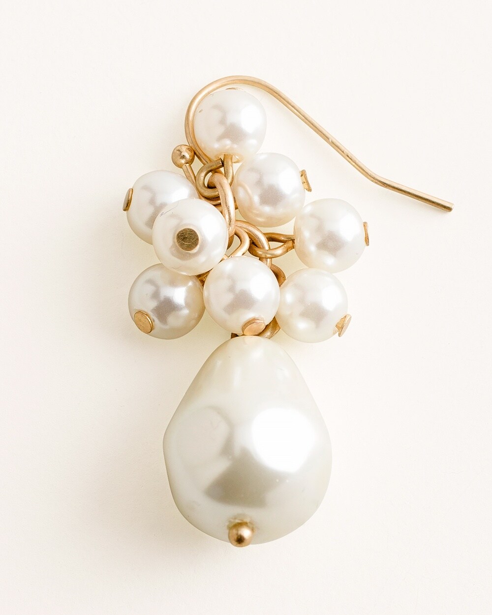 Faux-Pearl Cluster-Drop Earrings - Chico's