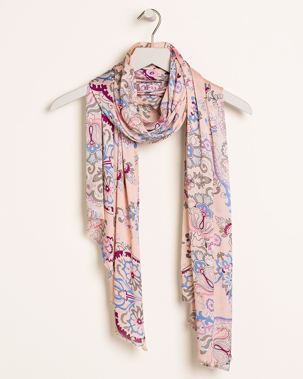 Grand Paisley Oblong Scarf