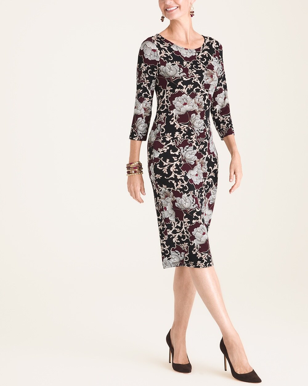 Travelers Classic Floral Dress