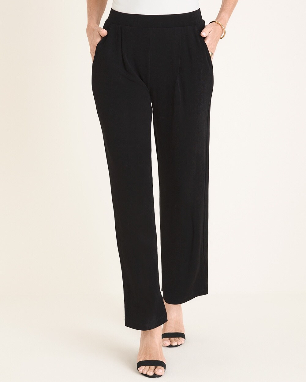Travelers Classic Striped Pants - Chico's