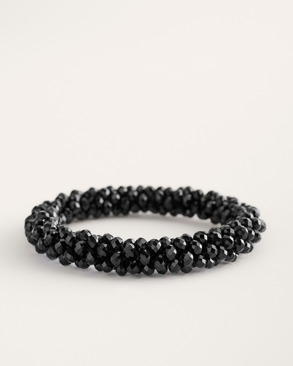 Black Lumi Stretch Bracelet
