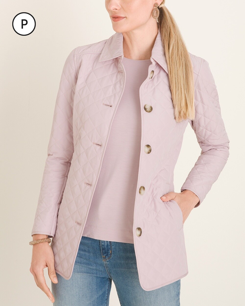 Petite Quilted Jacket
