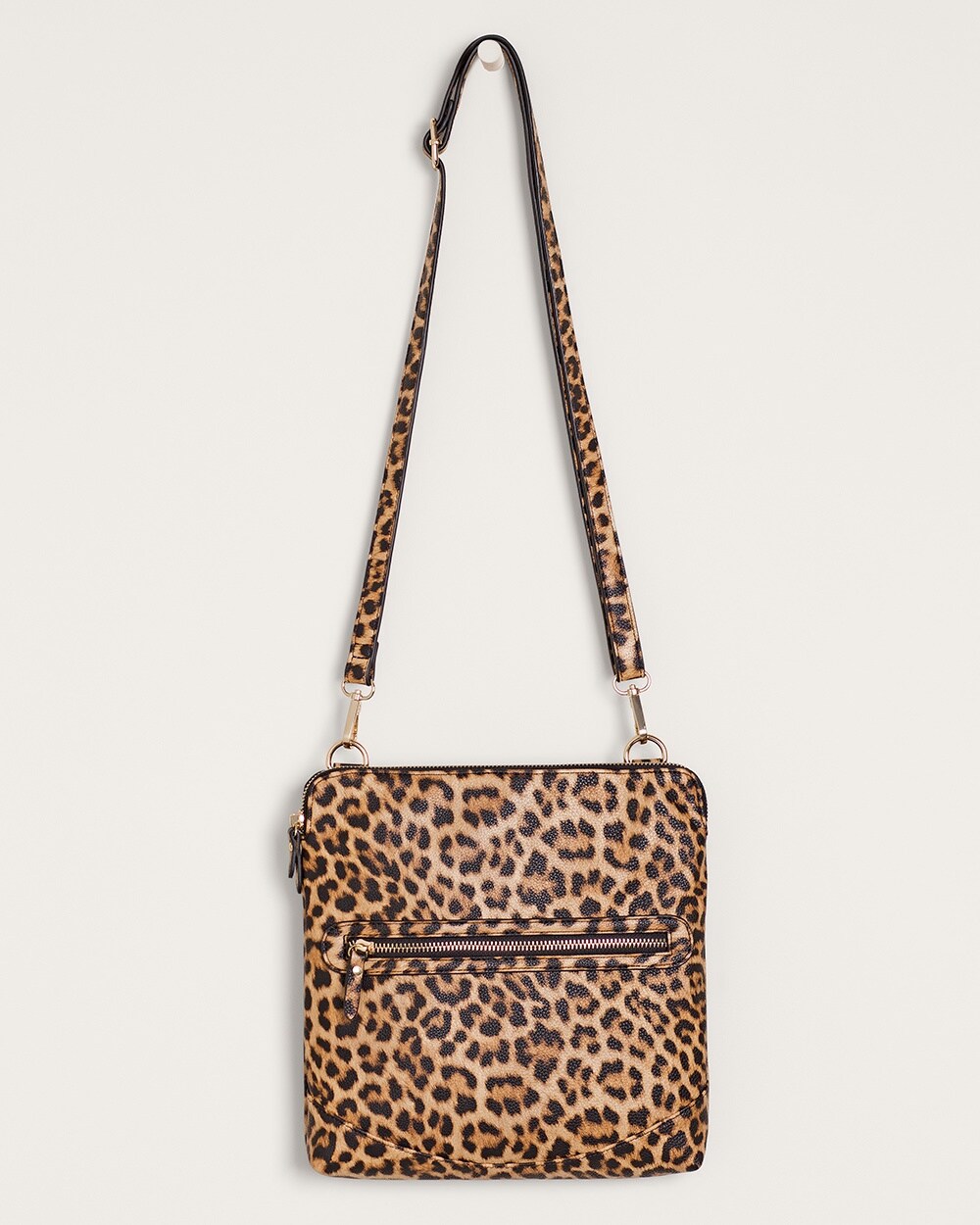 PurseN Leopard-Print LittCrossbody Bag