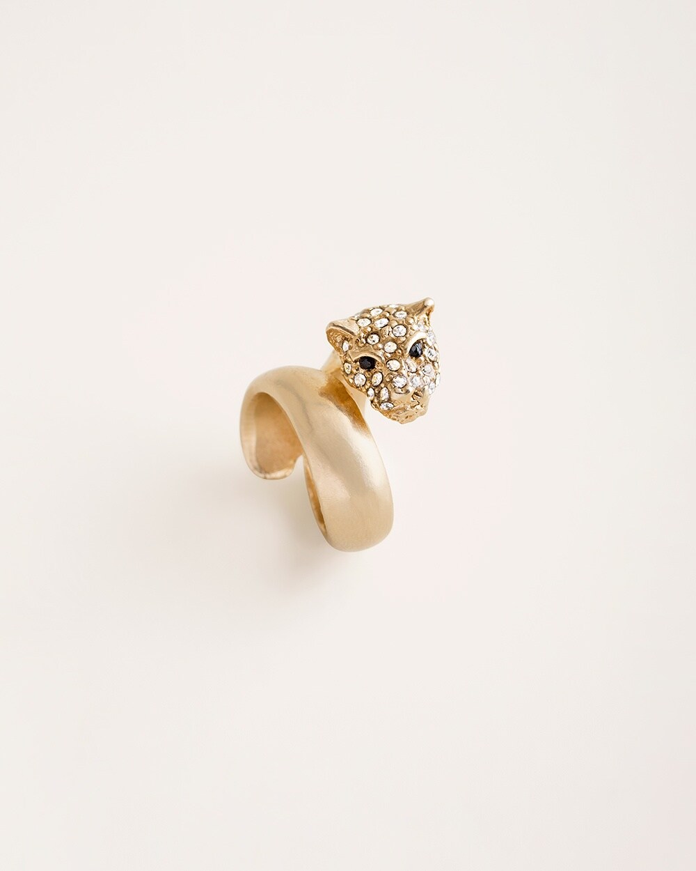 Leopard Pave Cocktail Ring