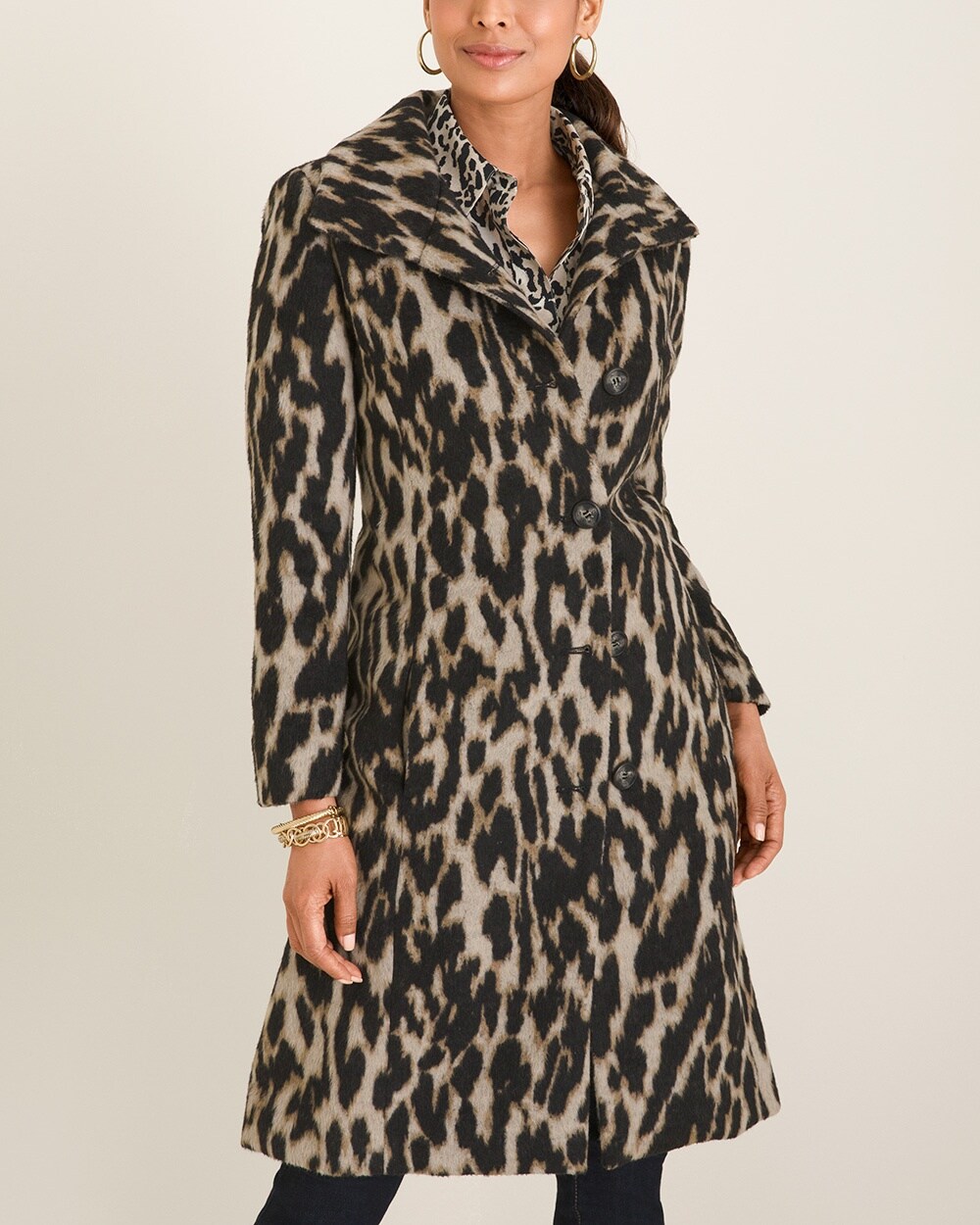 Plush Animal-Print Jacket video preview image, click to start video