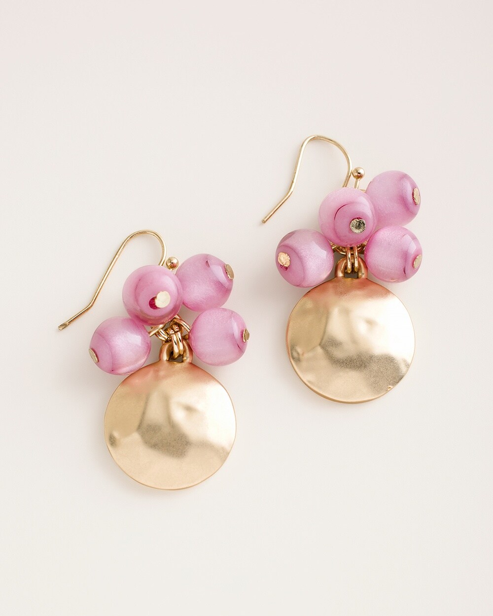 Violet Cluster Earrings