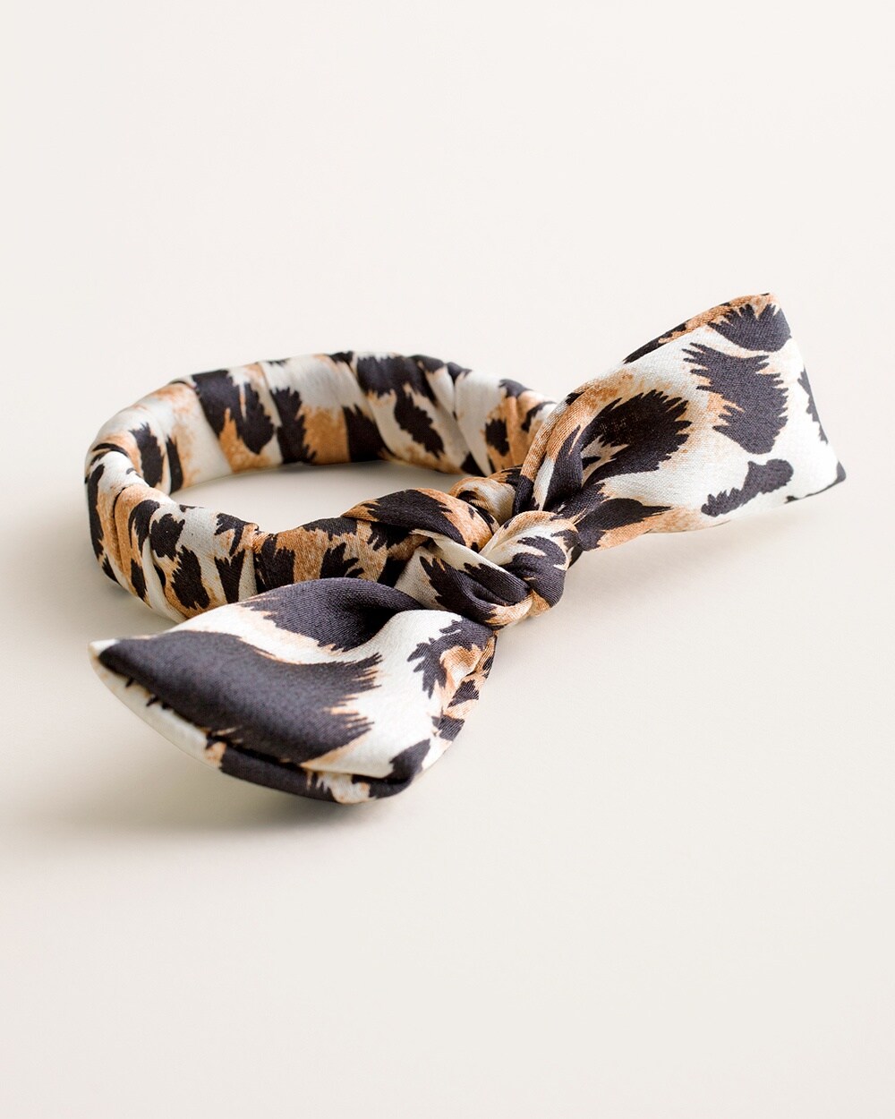 Leopard-Print Scarf Bracelet