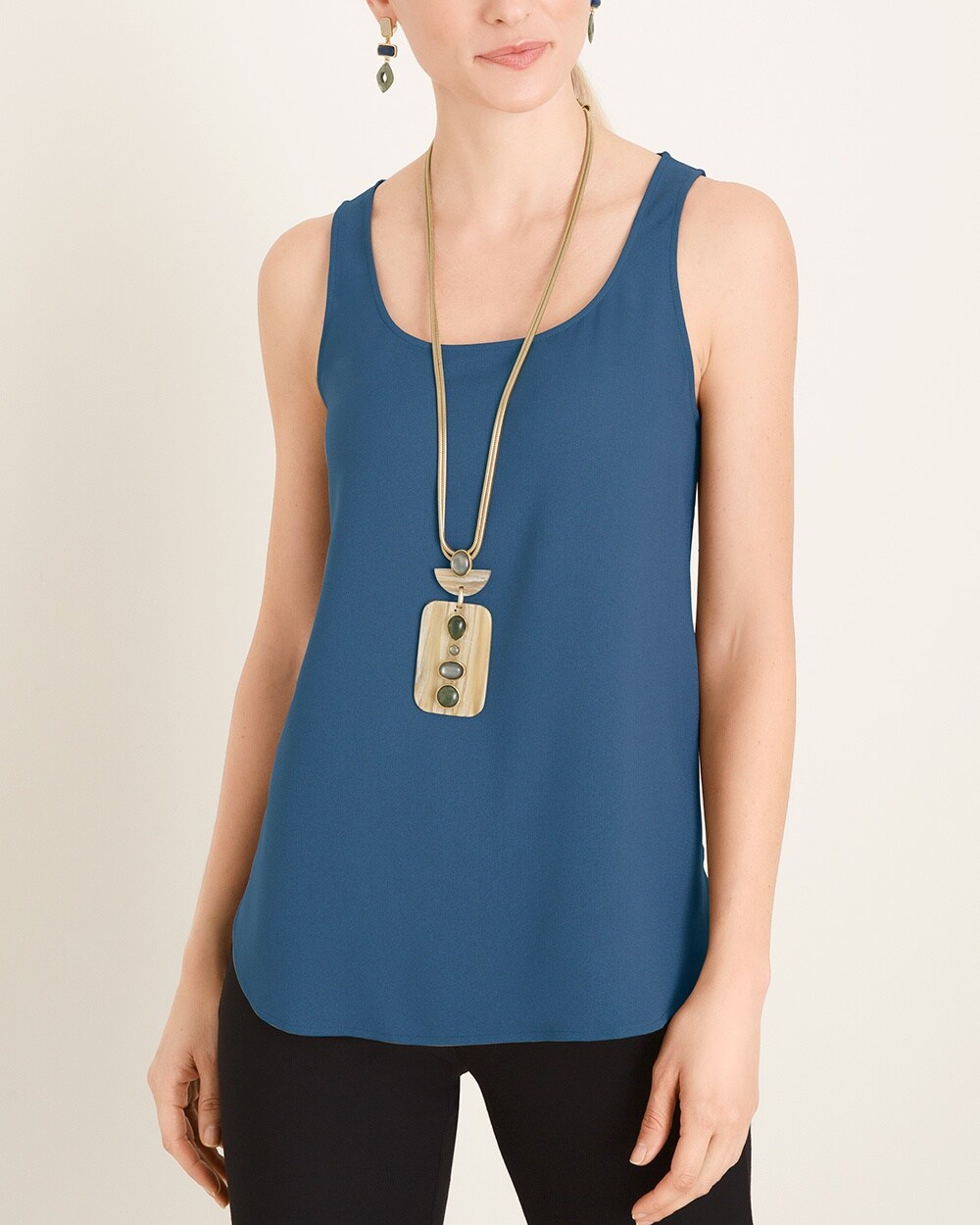 Marla Wynne for Chico's Crepe Tank