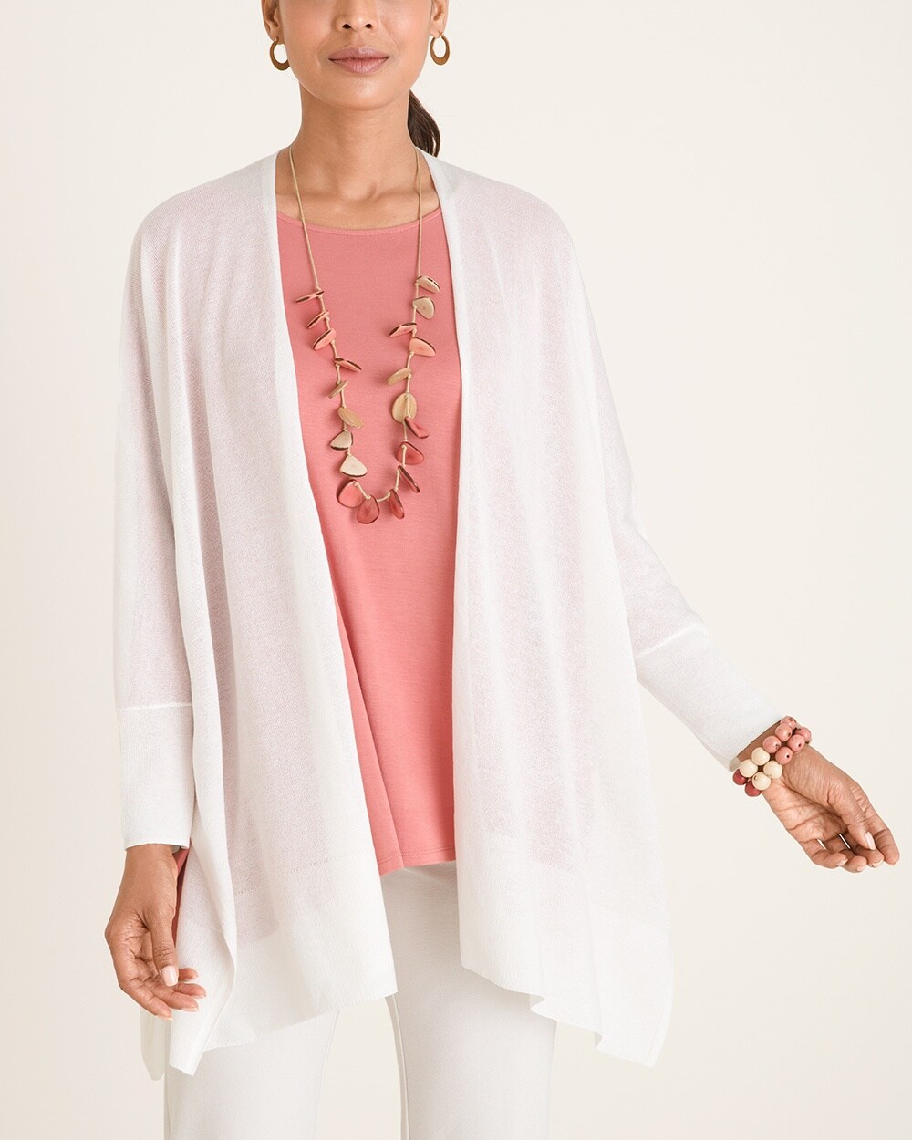 Marla Wynne for Chico's Open-Front Cardigan