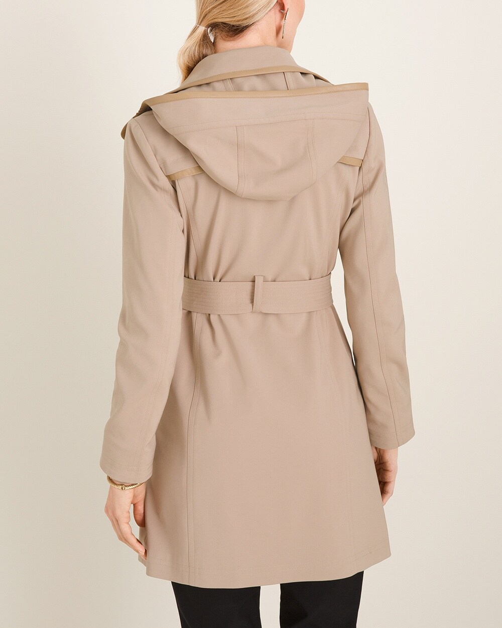 Soft Trim-Detail Trench Coat - Chico's