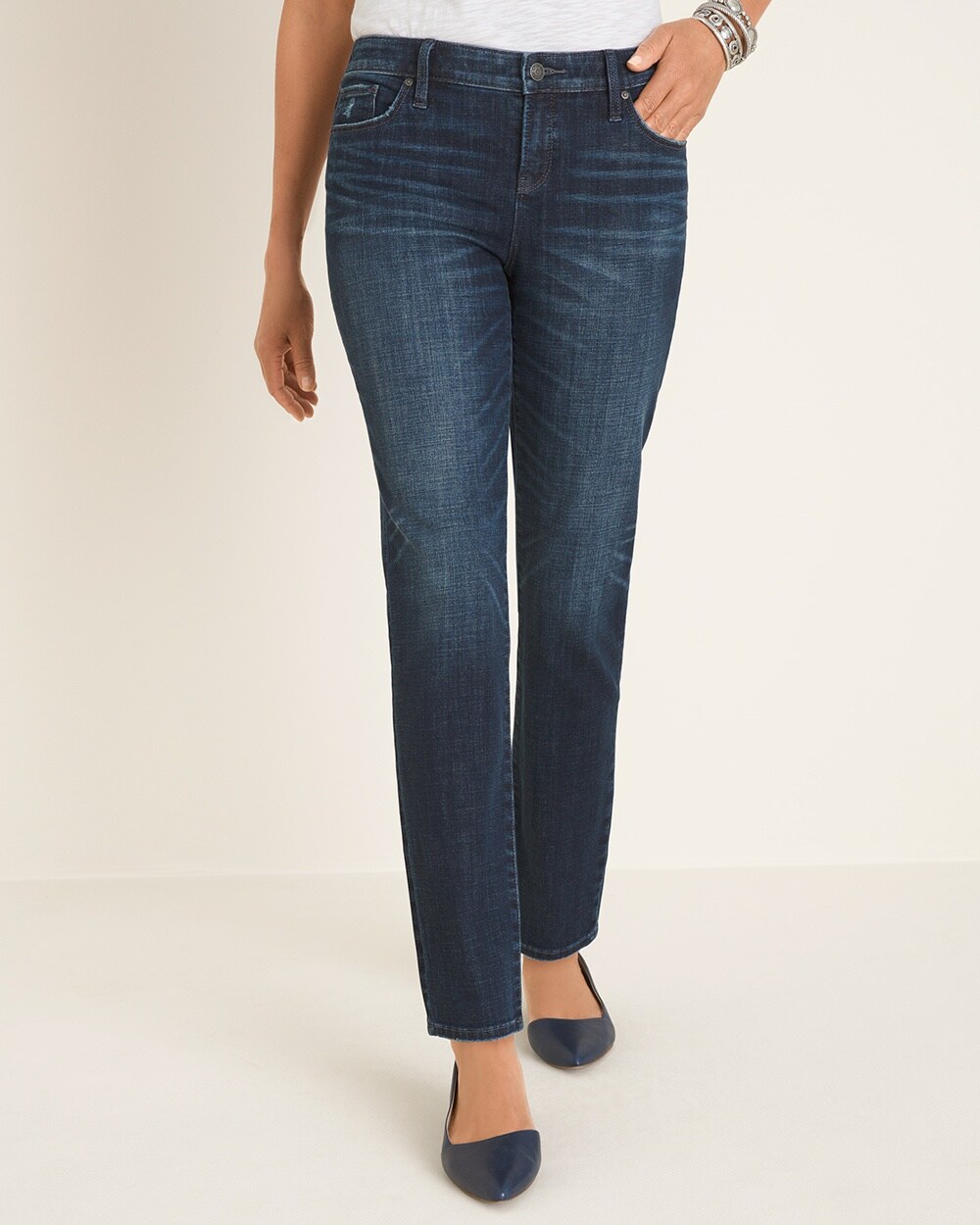 So Slimming Midrise Girlfriend Ankle Jeans