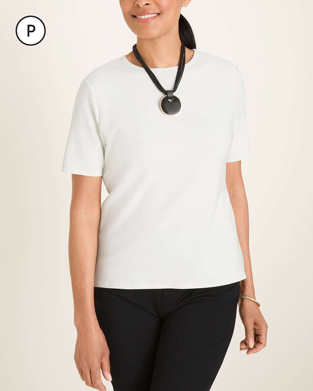 Travelers Collection Petite Bonded Tee