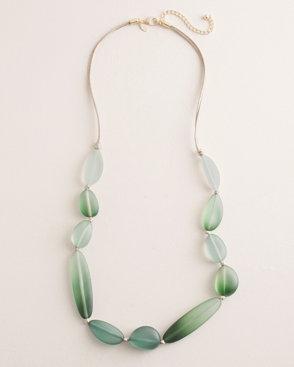 Green Ombre Single-Strand Necklace