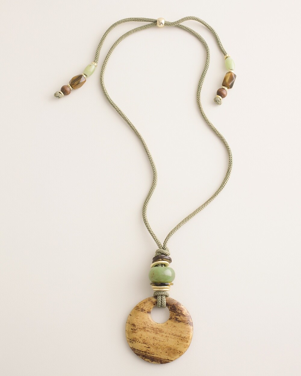 Convertible Green Pendant Necklace