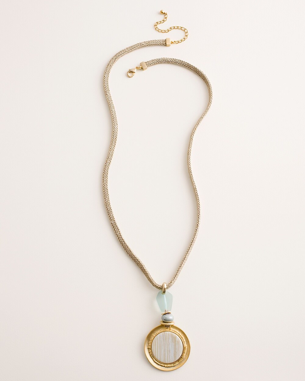Aqua Pendant Necklace