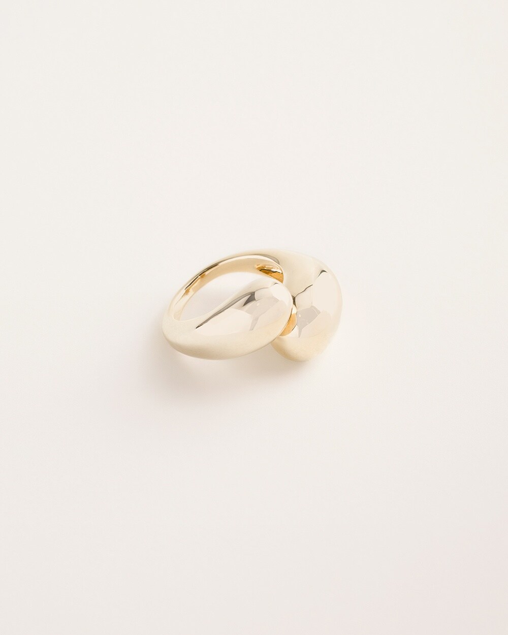 Sleek Goldtone Ring